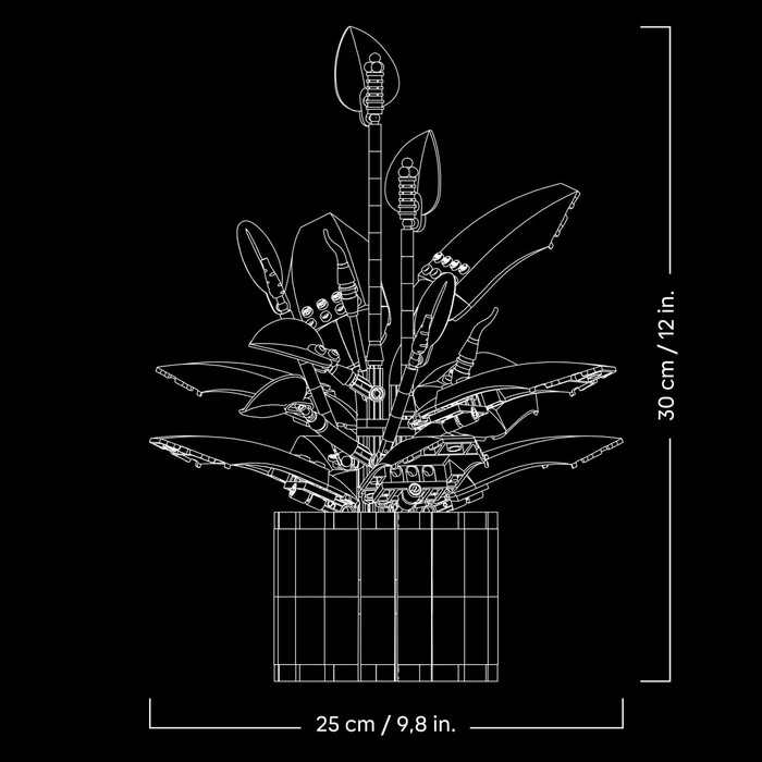 LEGO Botanicals Friedenslilie 11504 detail