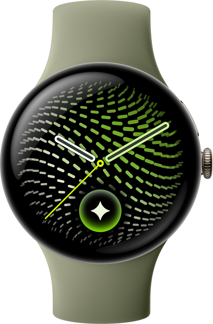 Google Pixel Watch 5 Green 45mm front