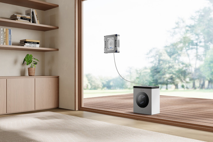 Ecovacs WINBOT W3 OMNI produkt in gebrauch