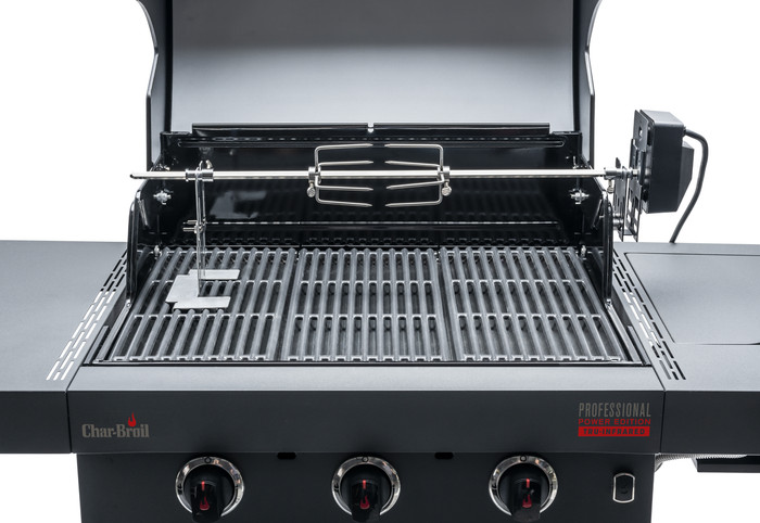 Charbroil Drehspieß produkt in gebrauch