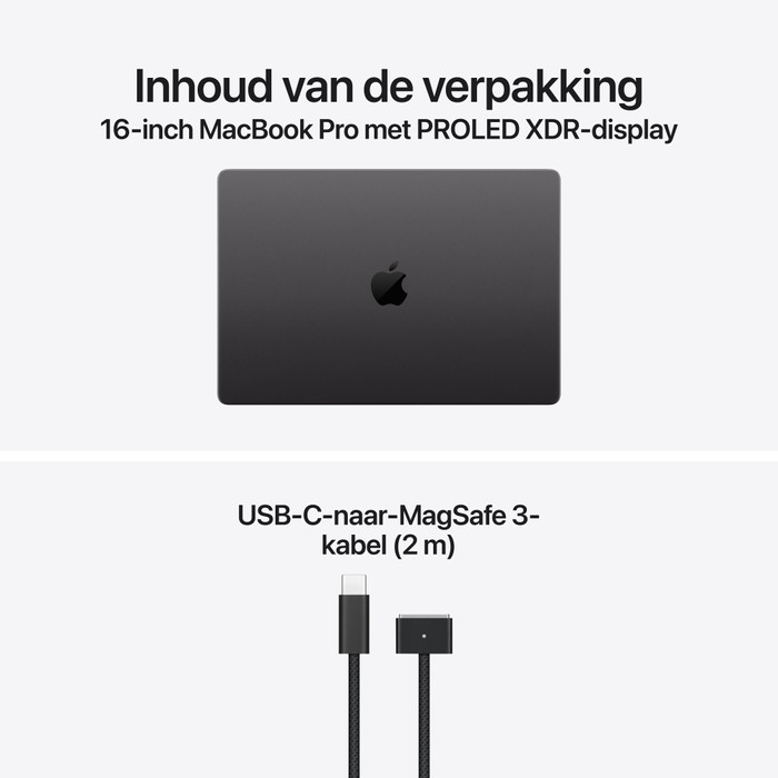 Apple MacBook Pro PROLED 16 inches M5 Max (18 CPU / 32 GPU) 36GB/2TB Black QWERTY visual supplier