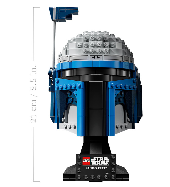 LEGO Star Wars Jango Fett Helm 75408 detail