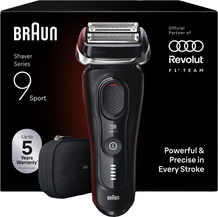Braun Series 9 Sport 9110s Schwarz verpackung