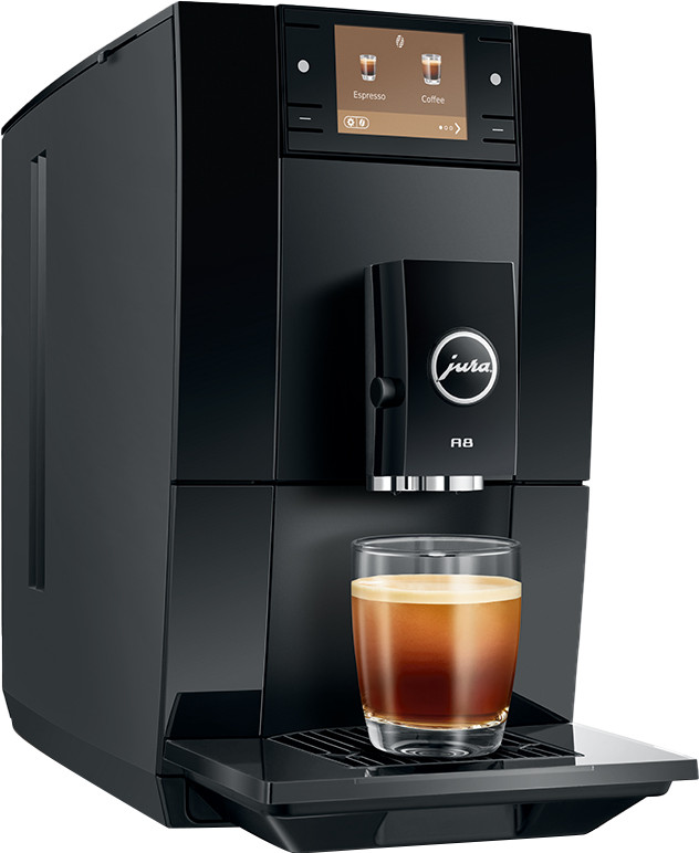 JURA A8 Piano Black (EA) linke seite