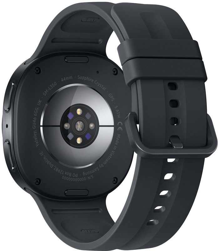 Samsung Galaxy Watch9 Schwarz 44 mm rückseite