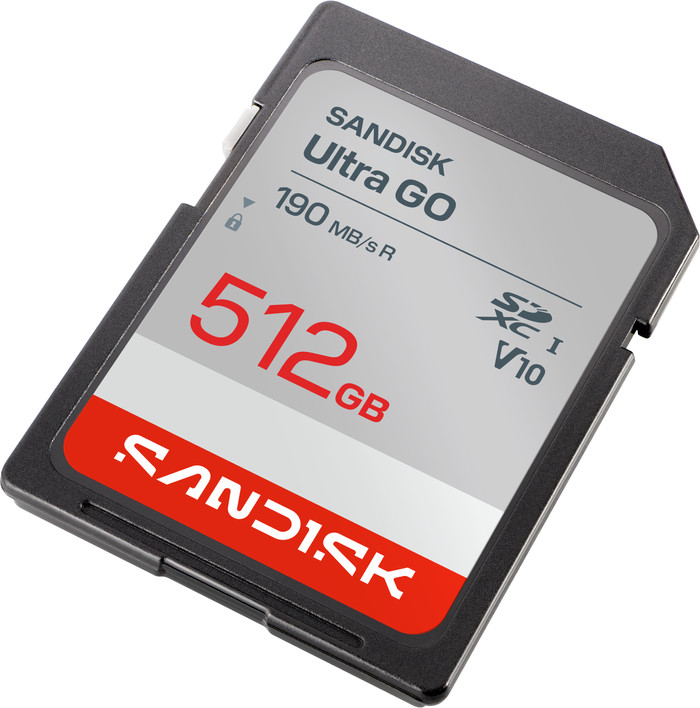 SANDISK Ultra GO SDXC 512GB oberseite