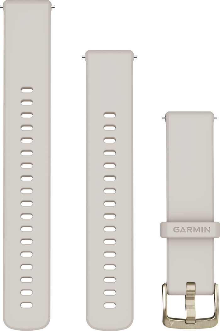 Garmin Silikonarmband Creme/Gold 18 mm Main Image
