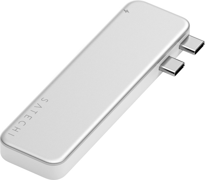 Satechi USB-C Snap Hub Silber rechte seite