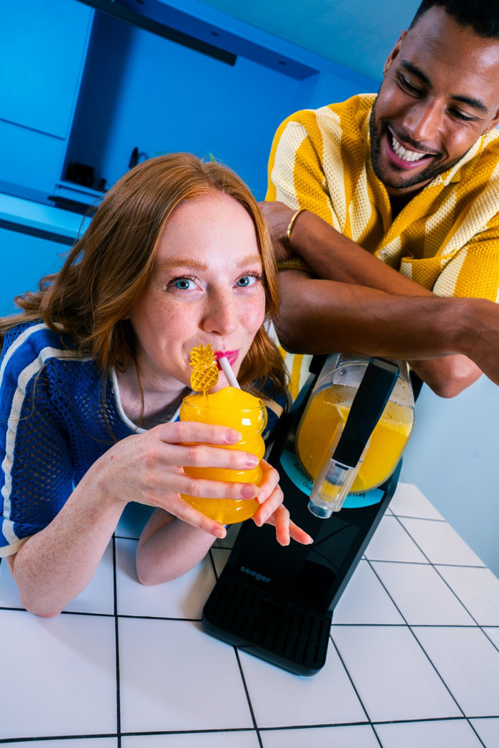 Seeger SuperSlush Frozen Drink Maker 2L produkt in gebrauch