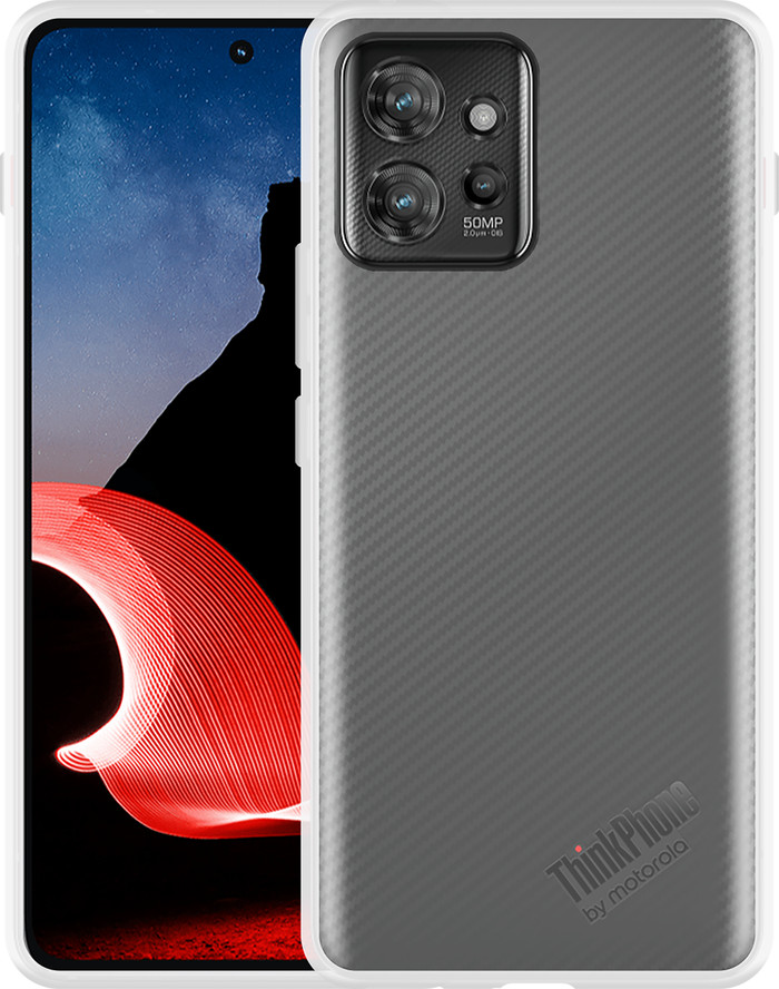 Just in Case Soft Design Motorola ThinkPhone Backcover Transparent vorne