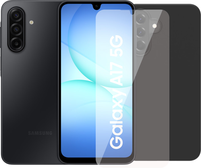 Samsung Galaxy A17 128GB Schwarz 5G + Zubehörset Main Image