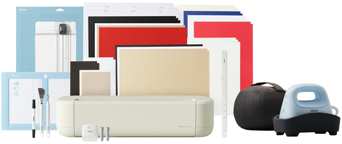 Cricut Explore 5 Essentials bundle + Hat Press Main Image
