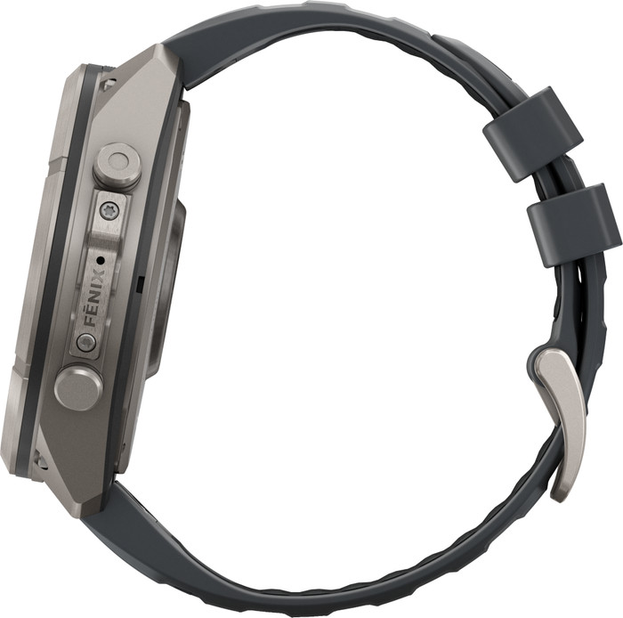 Garmin Fenix 9 Pro Black 51mm left side