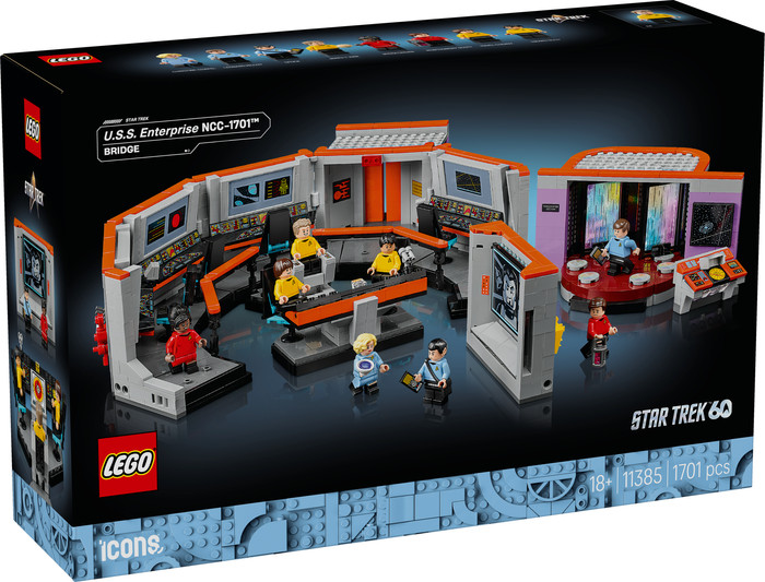 LEGO Icons Star Trek: U.S.S. Enterprise NCC-1701 Bridge 11385 packaging
