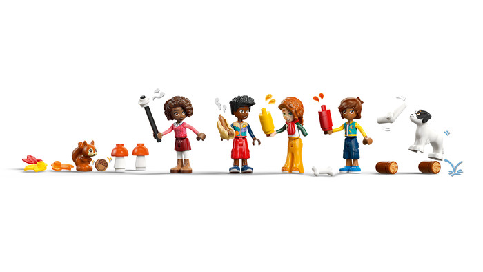 LEGO Friends Cozy Fall Forest Cabin 42705 detail