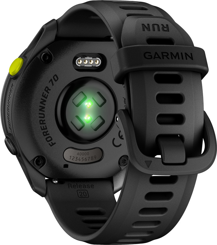 Garmin Forerunner 70 43mm Black back