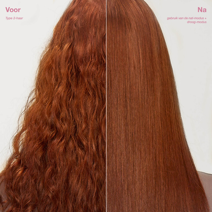Shark SilkiPro Straight HT401EUPK Rose Petal produkt in gebrauch