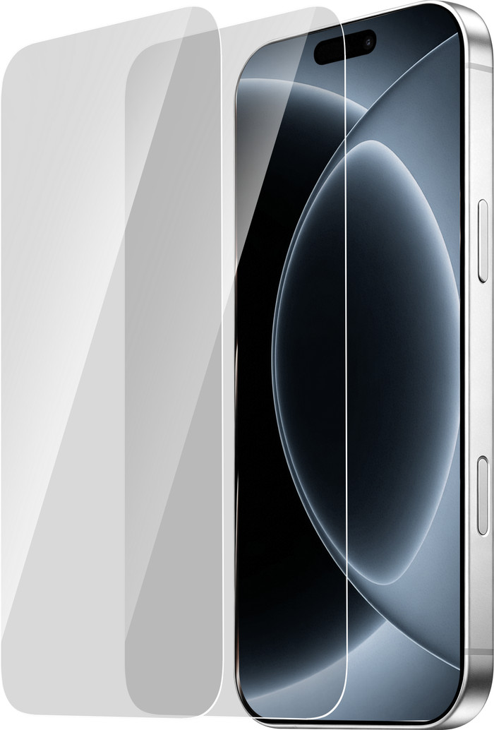 BlueBuilt iPhone 18 Pro Panzerglas Doppelpack Main Image