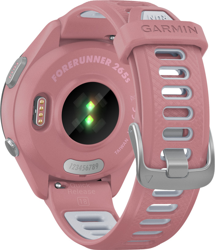 Garmin Forerunner 265S Rosa rückseite