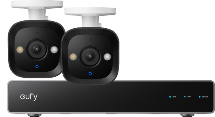 eufy PoE Sicherheitssystem + Netzwerkvideorecorder + E40 Doppelpack Main Image