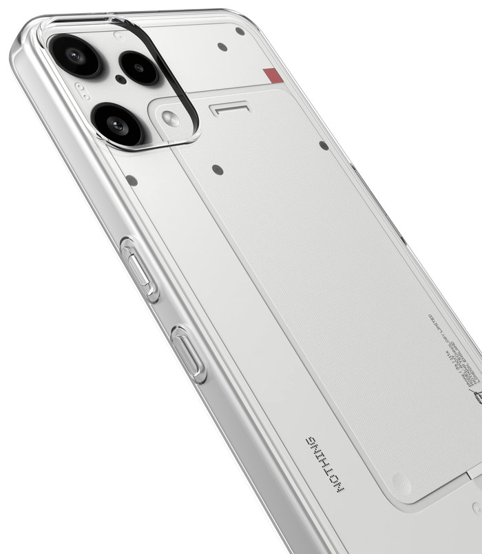 Just in Case Soft Design Nothing Phone (3a) Lite Back Cover Transparent front