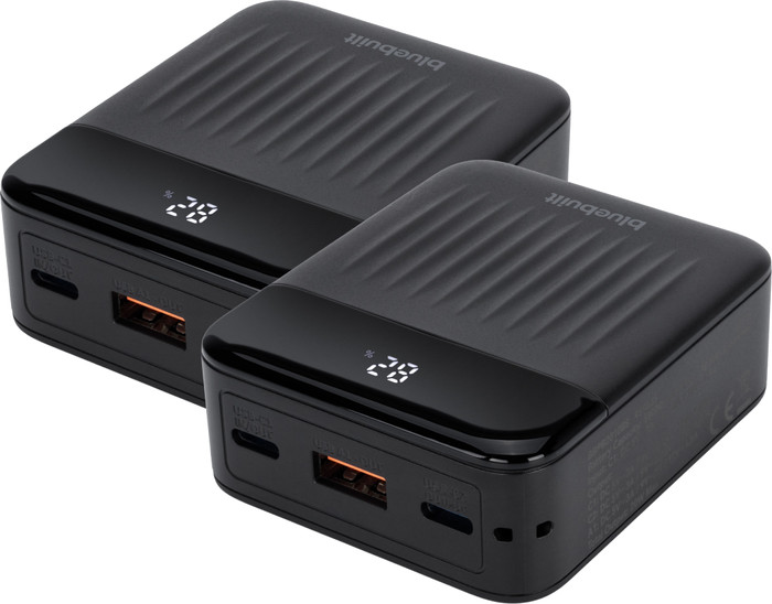 BlueBuilt Power Bank 10.000 mAh mit Schnellladen 20 Watt Doppelpack Main Image