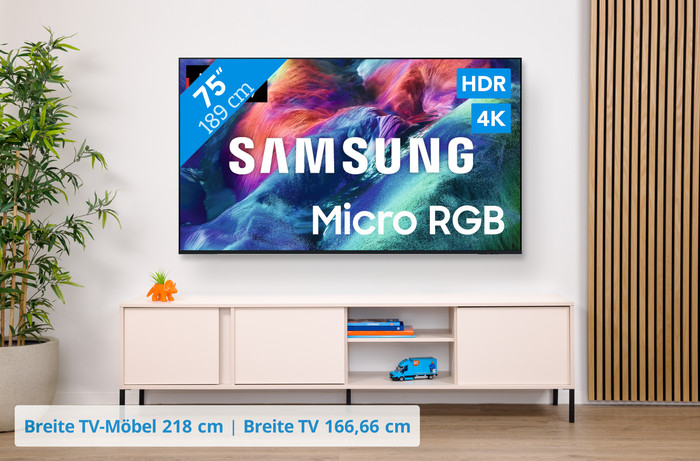 Samsung 75 Zoll Micro RGB R85H (2026) visuelles Coolblue 1