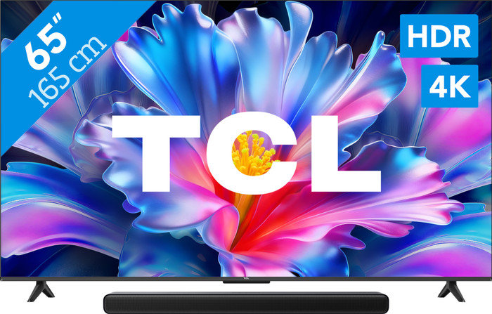 TCL 65 Zoll QLED P6L 4K (2026) + TCL S45H 2.0 Soundbar Main Image