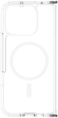 Just in Case Google Pixel 11 Pro Fold Backcover mit Magnet Transparent vorne