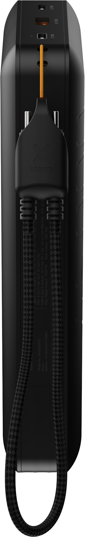Xtorm NextGen 70 W Powerbank 45.000 mAh Schwarz unten