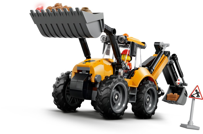 LEGO City Gelber Baggerlader 60480 detail