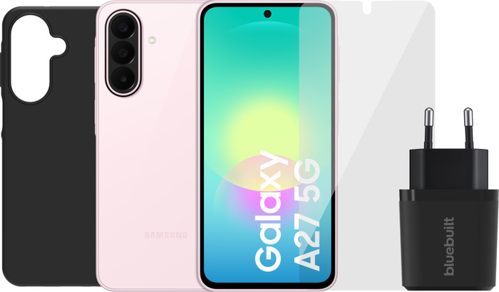 Samsung Galaxy A27 256GB Rosa 5G + Komplettes Zubehörset Main Image