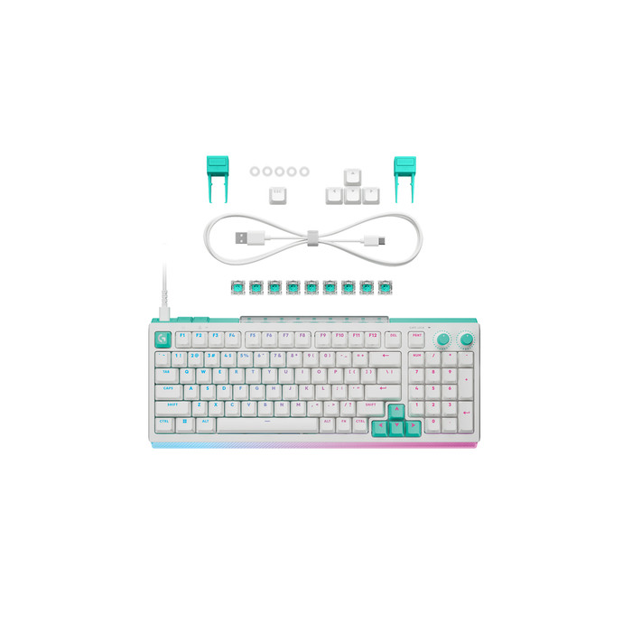 Logitech G512 X 98 Gaming-Tastatur QWERTZ Weiß zubehör