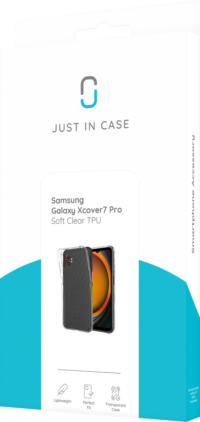 Just in Case Soft Design Samsung Galaxy XCover7 Back Cover Transparent packaging