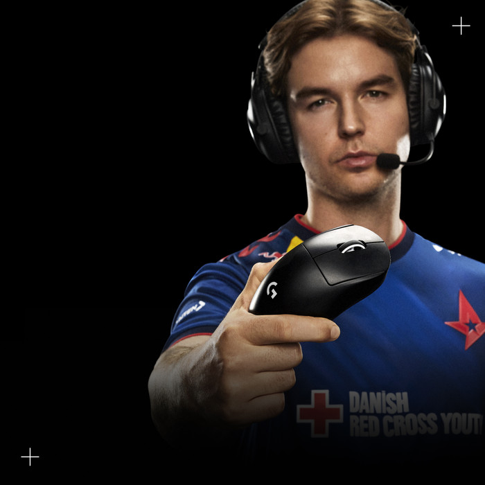 Logitech G PRO X Superlight 2 DEX Lightspeed Kabellose Gaming-Maus Schwarz visueller lieferant