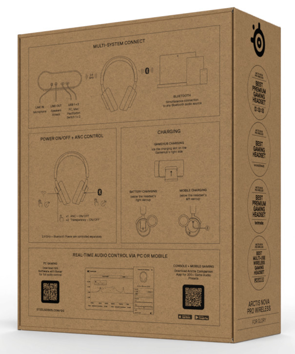 SteelSeries Arctis Nova Pro Wireless packaging