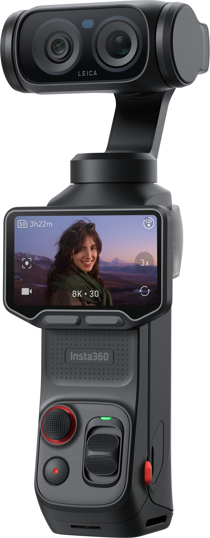 Insta360 Luna Ultra Schwarz rechte seite