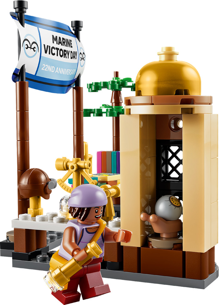 LEGO One Piece Garps Marineschlachtschiff 75646 detail
