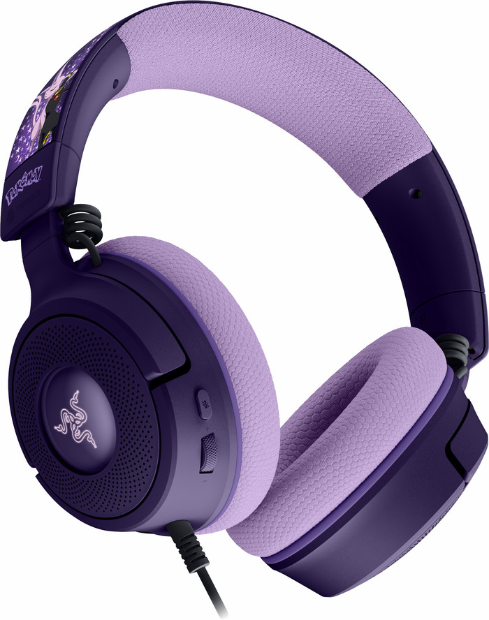 Razer Kraken V4 X Wired Gaming Headset - Pokémon Espeon/Umbreon Edition detail