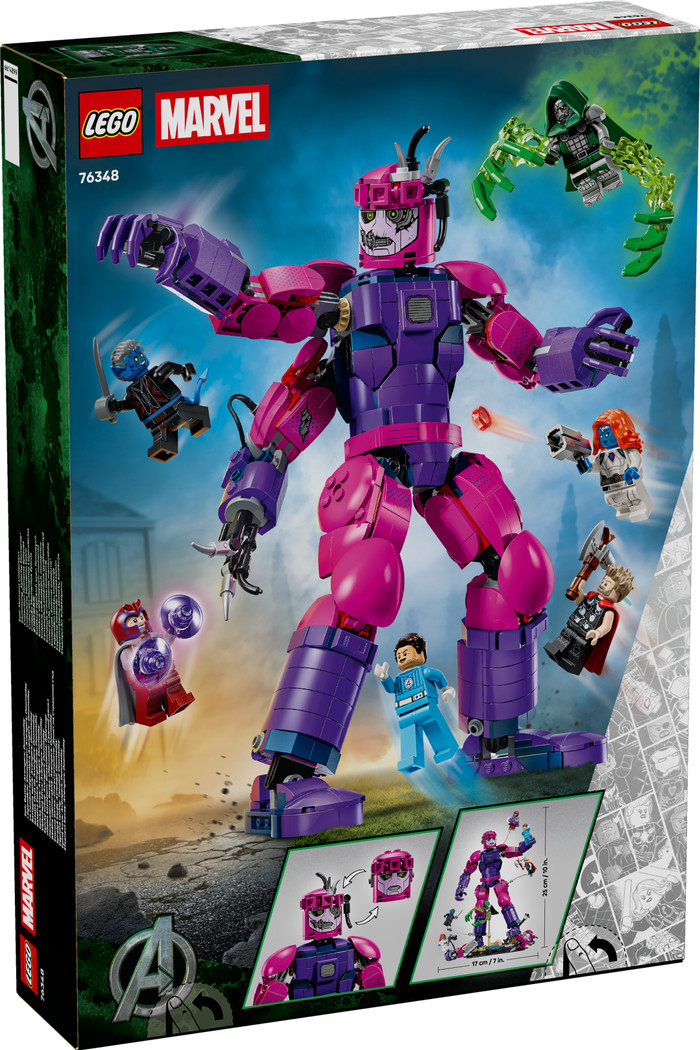 LEGO Marvel Legendärer Showdown: Avengers: Doomsday 76348 verpackung