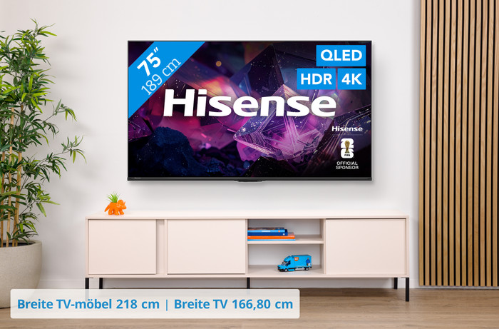 Hisense QLED 75 Zoll E79S PRO (2026) visuelles Coolblue 1