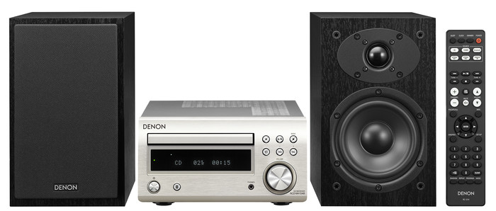Denon D-M41DAB Silver/Black Main Image