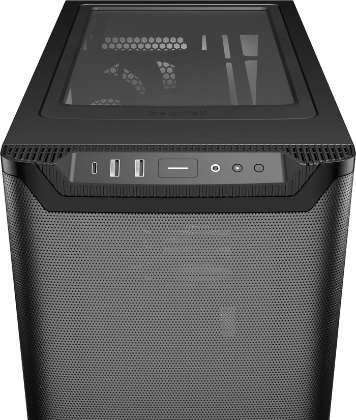 be quiet! PURE BASE 501 Airflow Window Schwarz oberseite