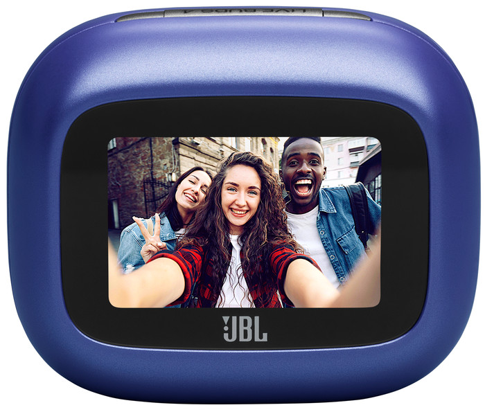 JBL Live Buds 4 Blau vorne