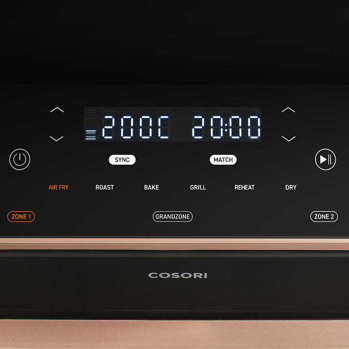 Cosori Dual Blaze Twinfry Ceramic 10 l detail