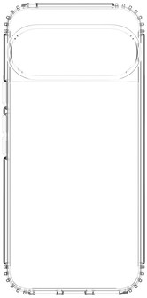 Just in Case Google Pixel 11 / 11 Pro Backcover mit Magnet Transparent vorne