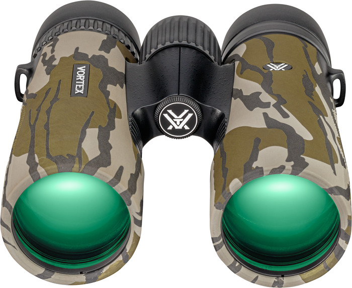 Vortex Diamondback HD 10x42 Fernglas Mossy Oak Bottomland rückseite