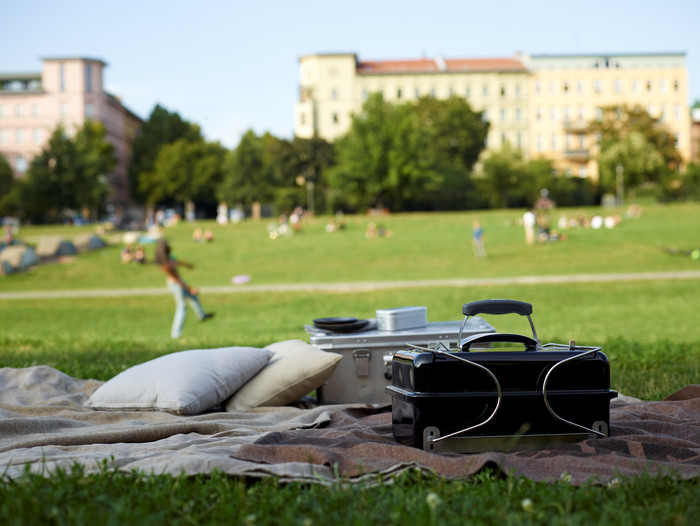 Weber Go-Anywhere produkt in gebrauch