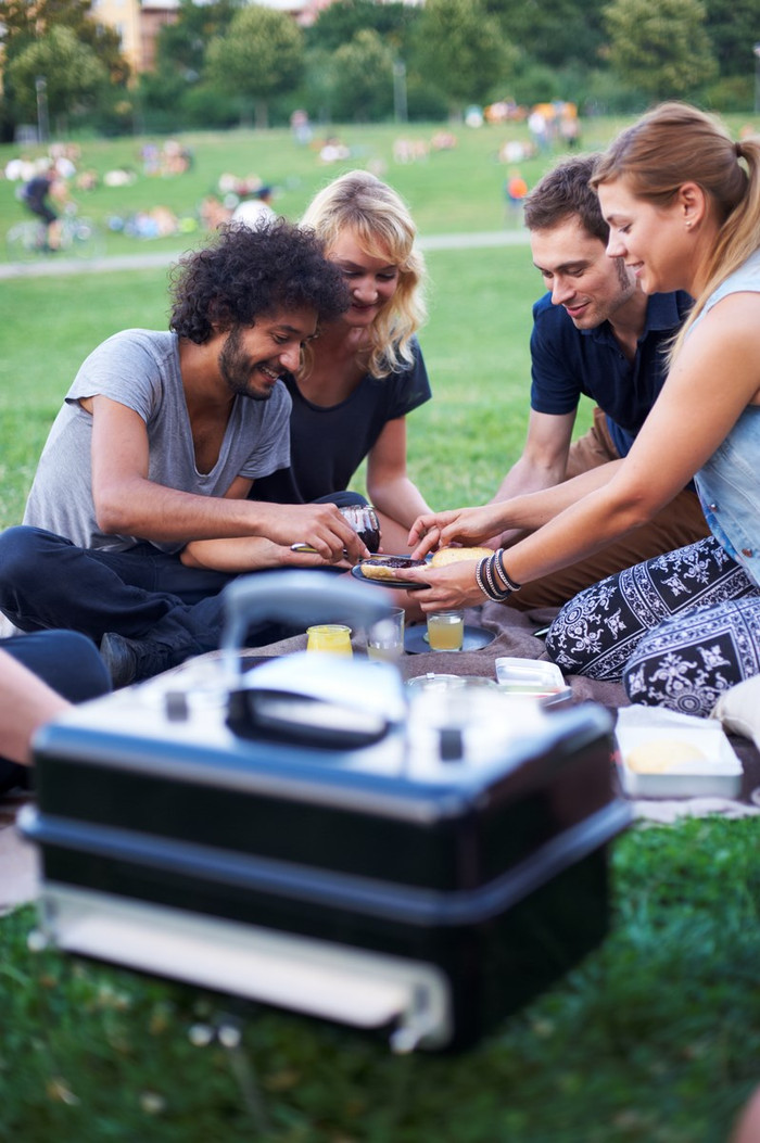 Weber Go-Anywhere produkt in gebrauch