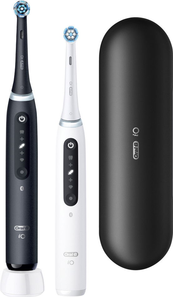 Oral-B iO 5N Schwarz und Weiß Doppelpack Main Image